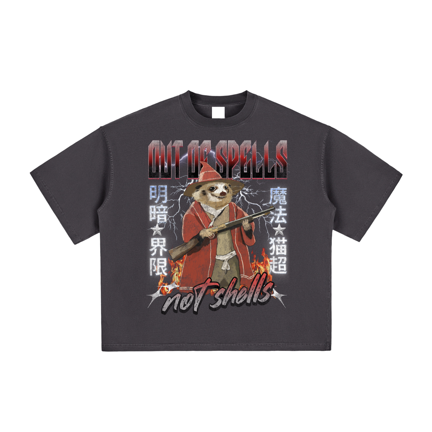 Vintage Raccoon Boxy Tee