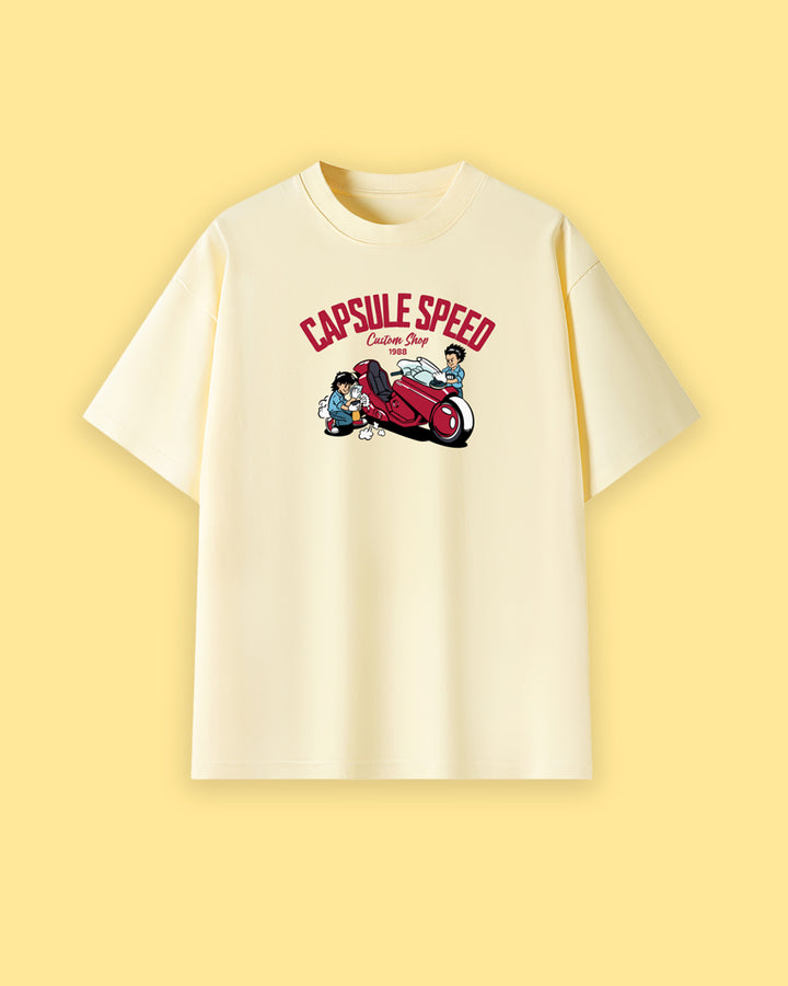Vintage Japanese Racer Oversized Drop Shoulder Premium Tee