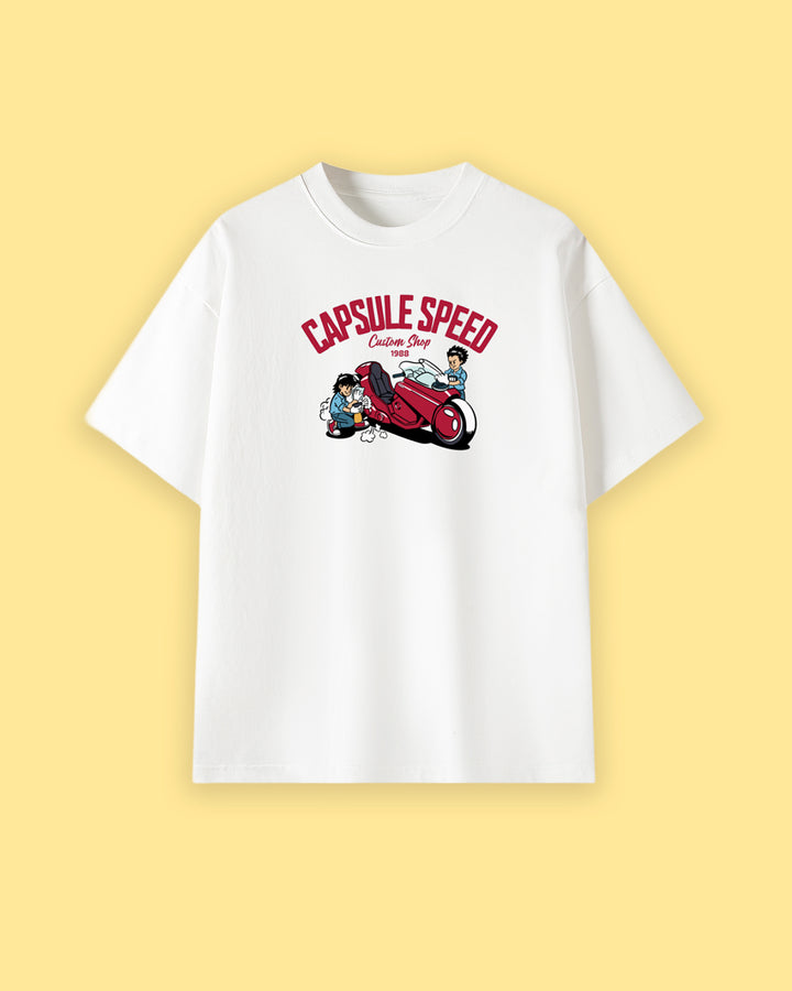 Vintage Japanese Racer Oversized Drop Shoulder Premium Tee