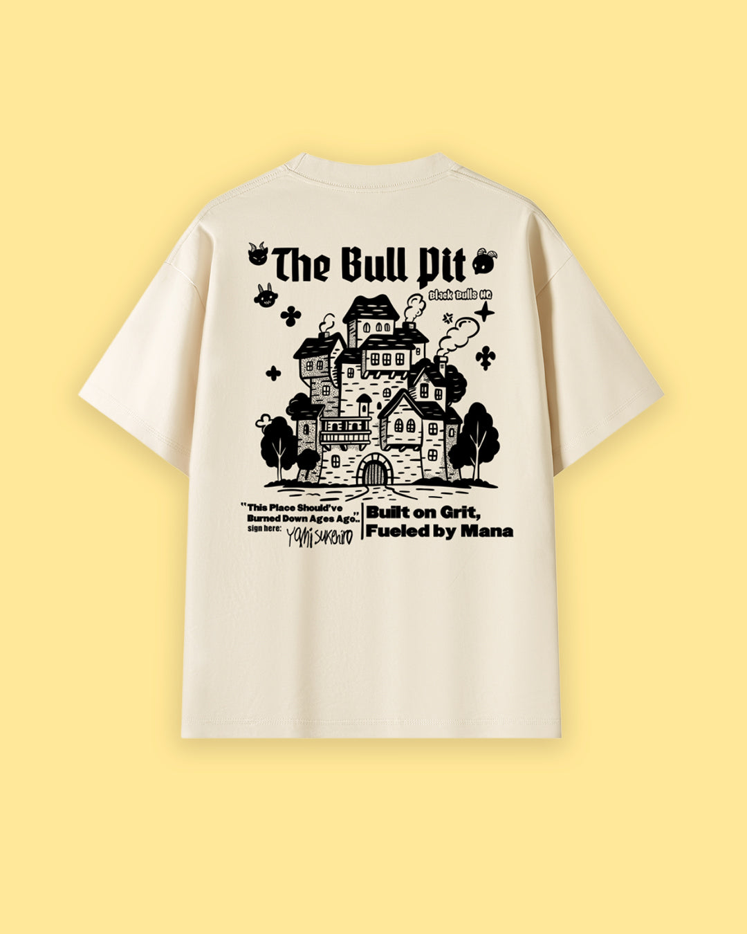 The Bull Pit Oversized Drop Shoulder Premium Tee