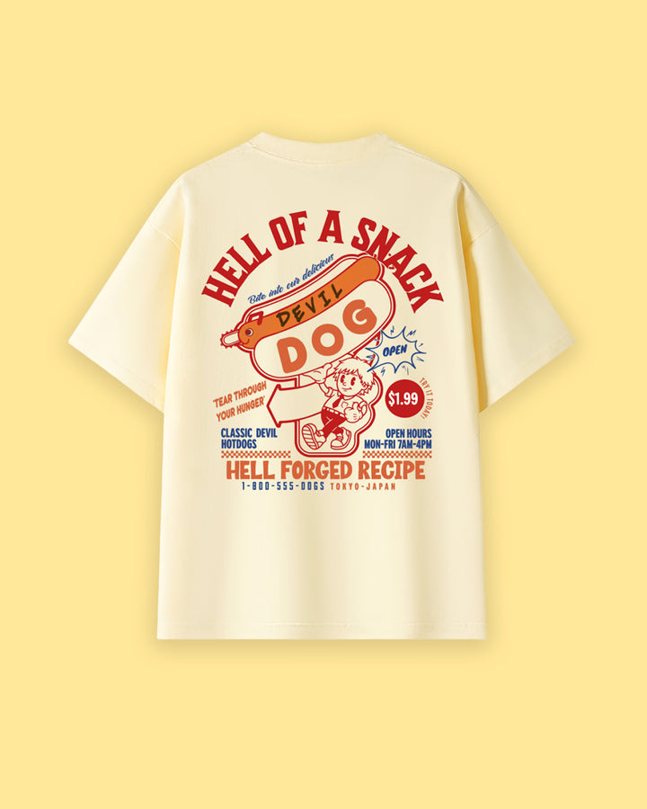 Devil Dog Oversized Drop Shoulder Premium Tee