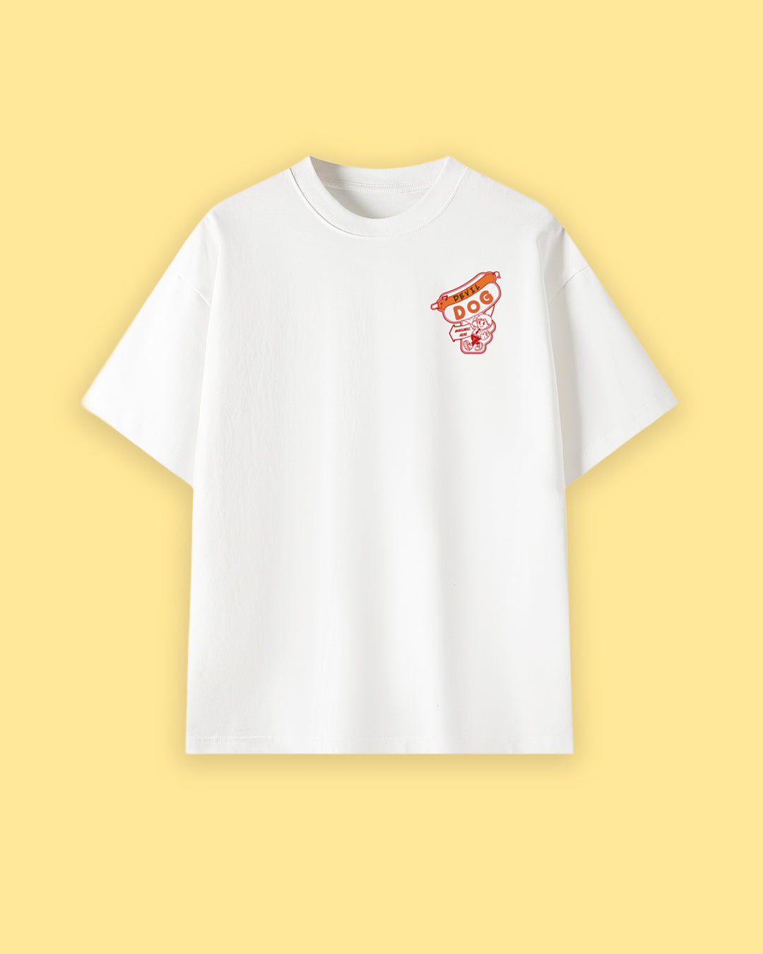 Devil Dog Oversized Drop Shoulder Premium Tee