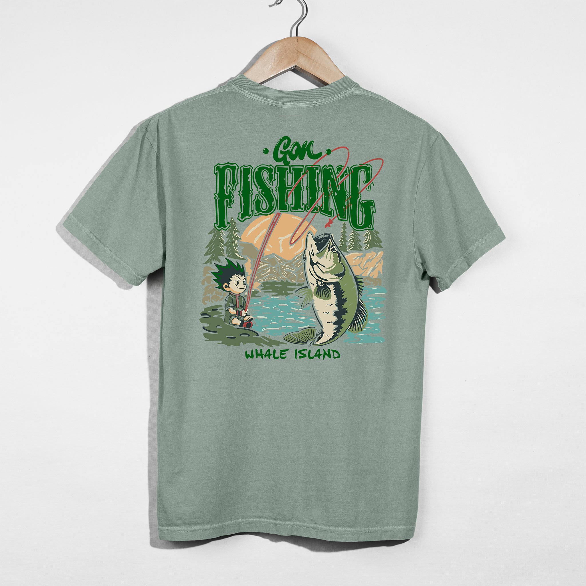 Retro Gon Hunter Fishing Shirt