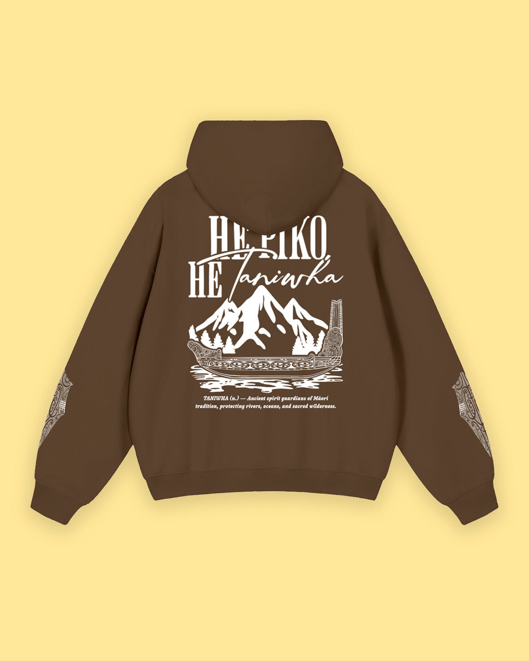 He piko he taniwha heavyweight hoodie