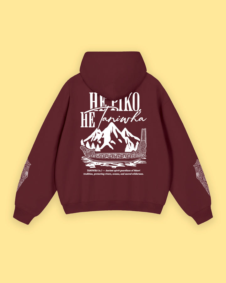 He piko he taniwha heavyweight hoodie