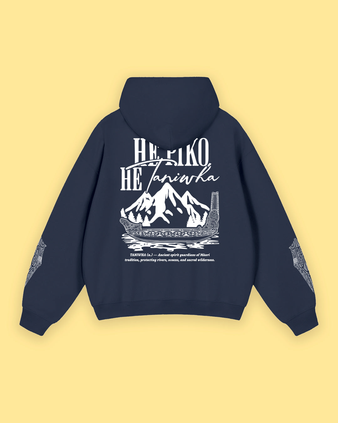 He piko he taniwha heavyweight hoodie