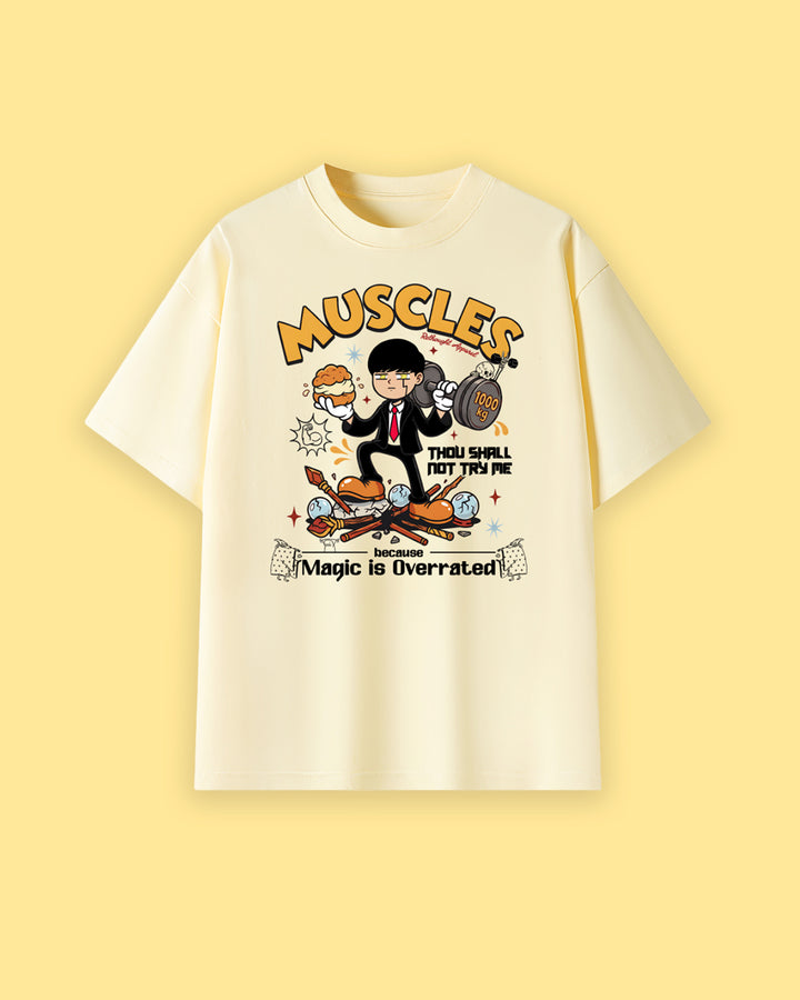 Mash Muscle Oversized Drop Shoulder Premium Tee