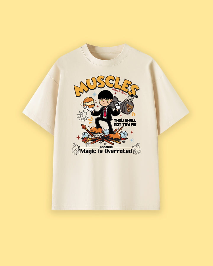 Mash Muscle Oversized Drop Shoulder Premium Tee