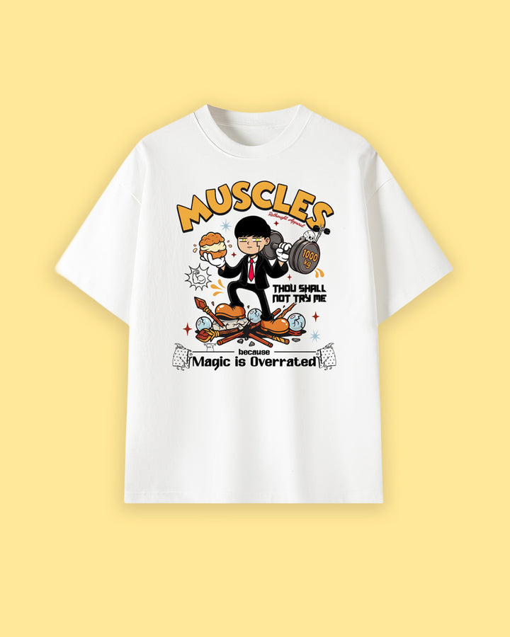 Mash Muscle Oversized Drop Shoulder Premium Tee