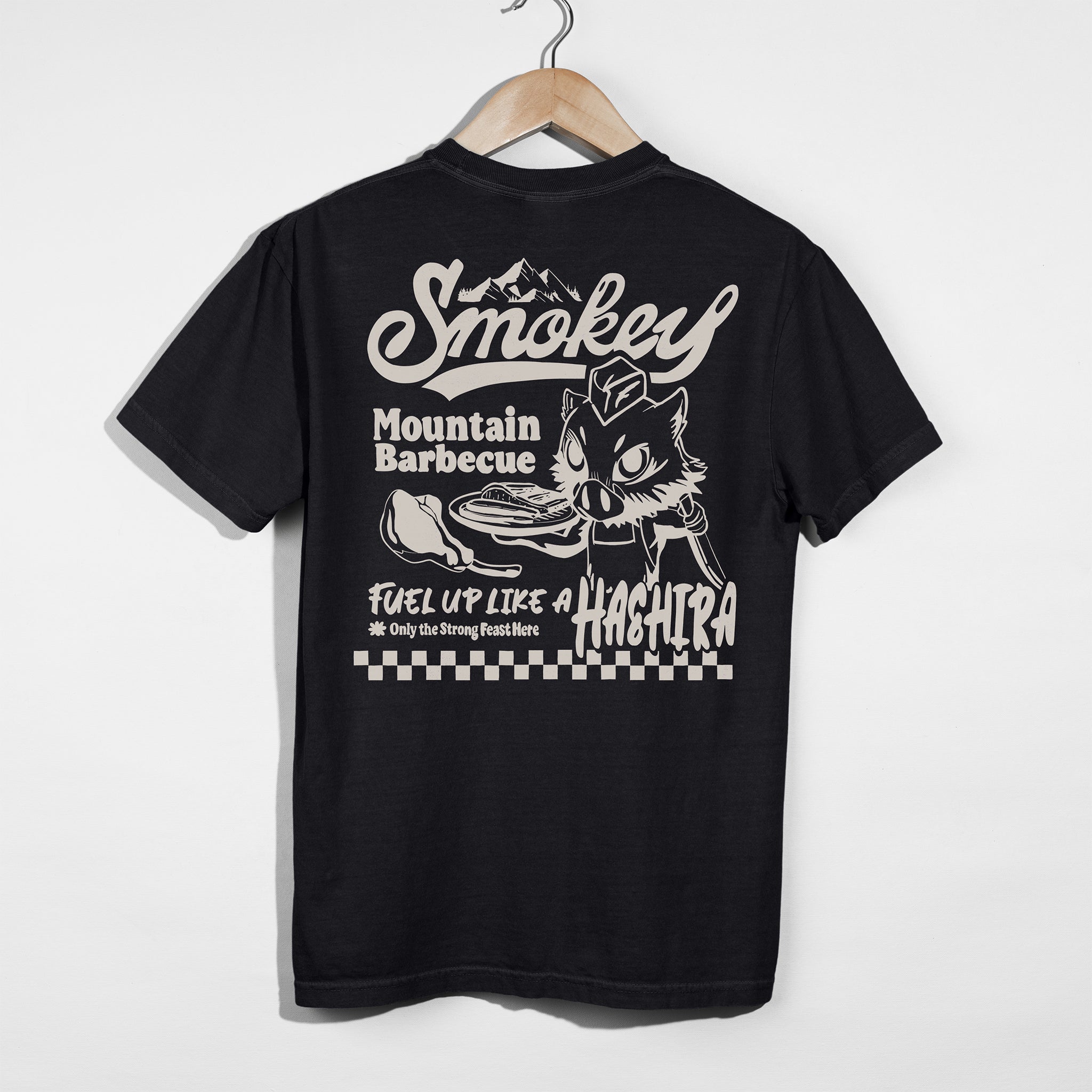 Retro Inosuke's BBQ Anime Shirt - Creme Edition