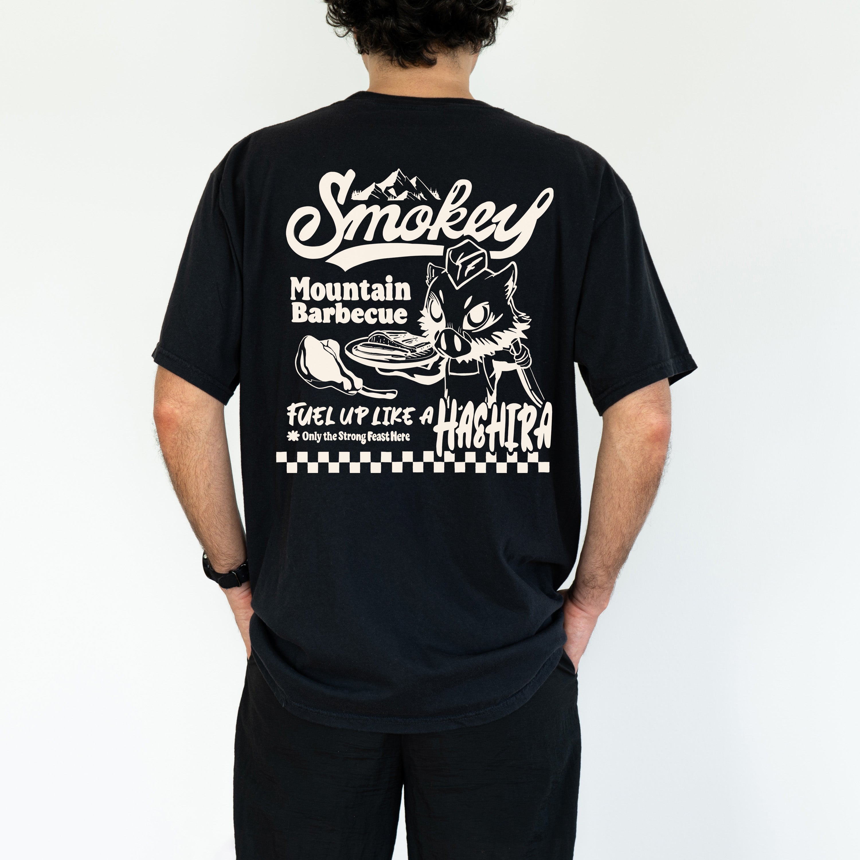 Retro Inosuke's BBQ Anime Shirt - Creme Edition