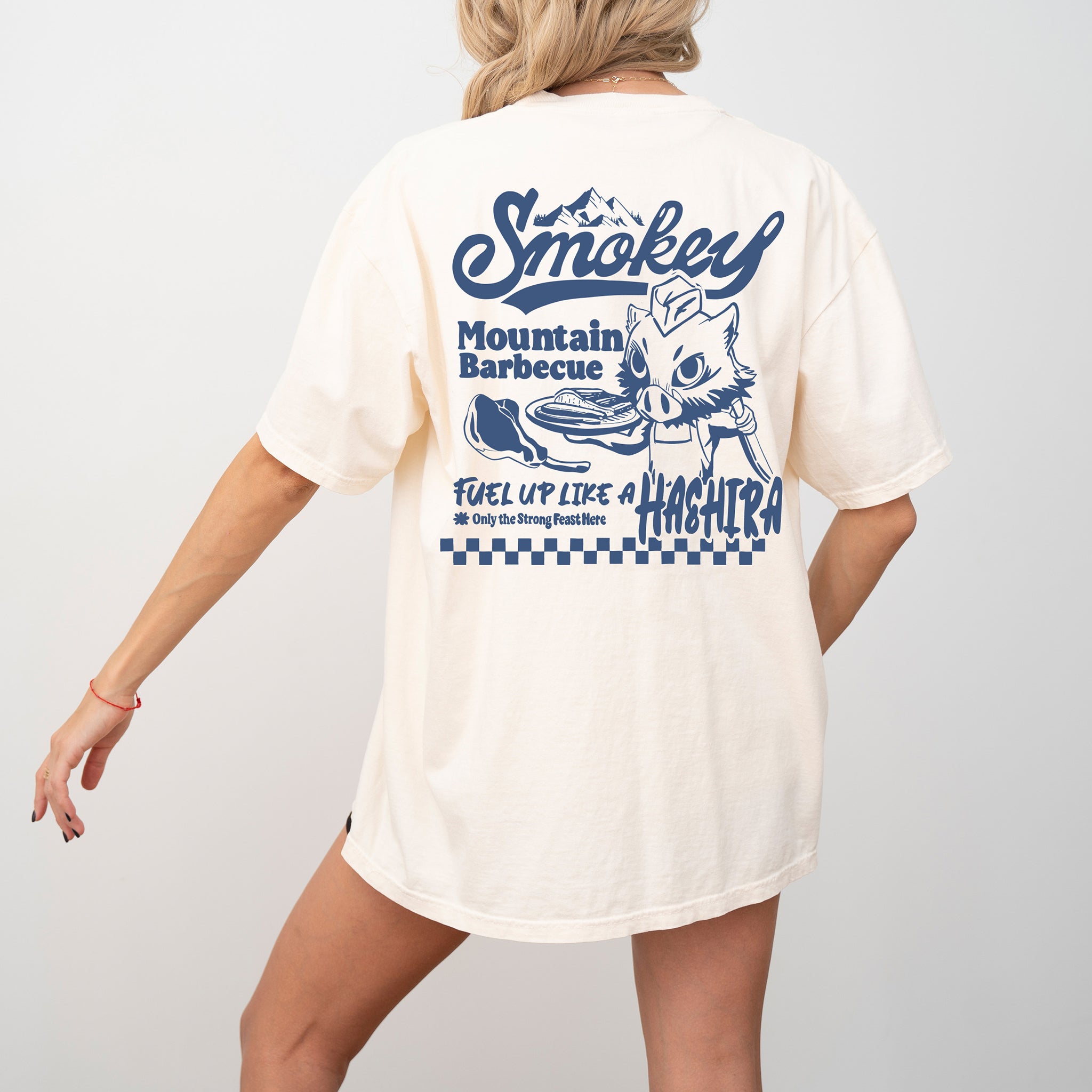 Inosuke's Smokey BBQ Shirt - Blue Edition