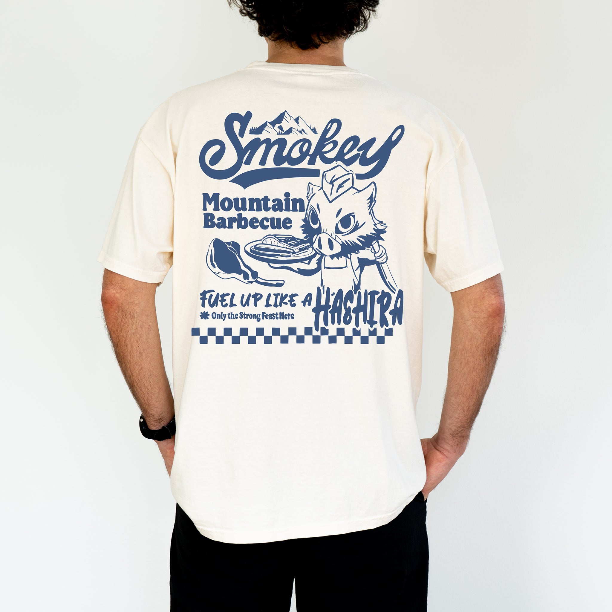 Inosuke's Smokey BBQ Shirt - Blue Edition