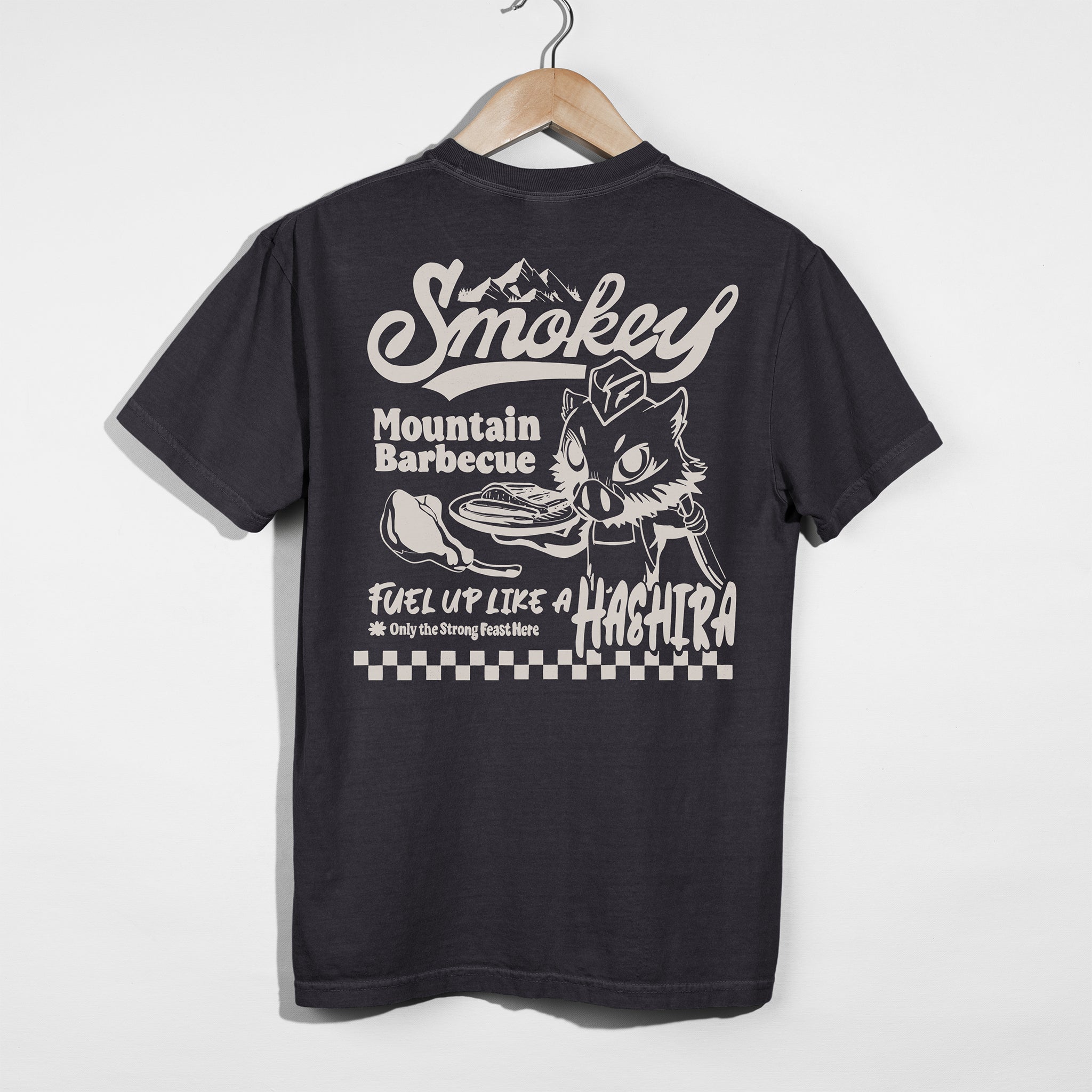Retro Inosuke's BBQ Anime Shirt - Creme Edition