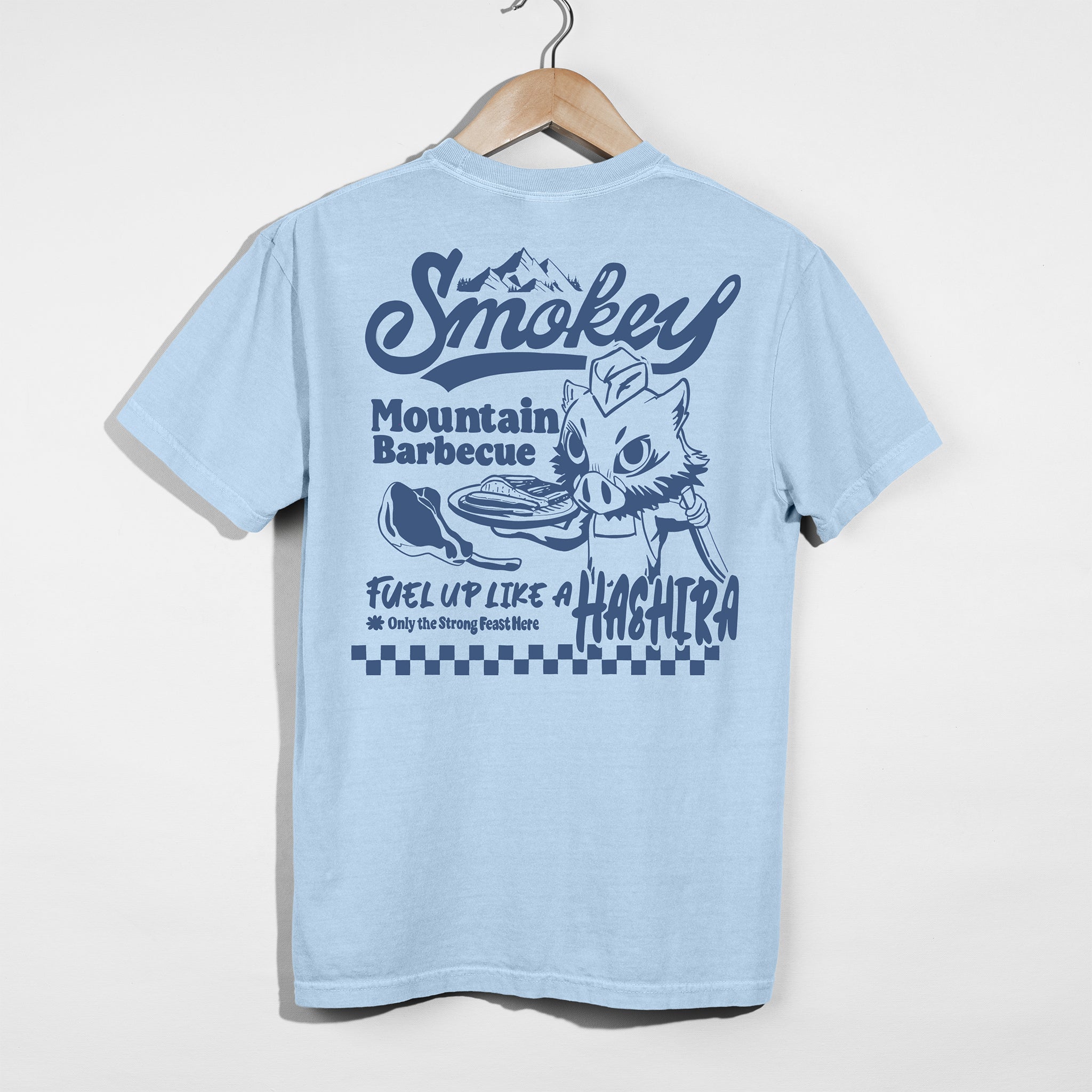 Inosuke's Smokey BBQ Shirt - Blue Edition