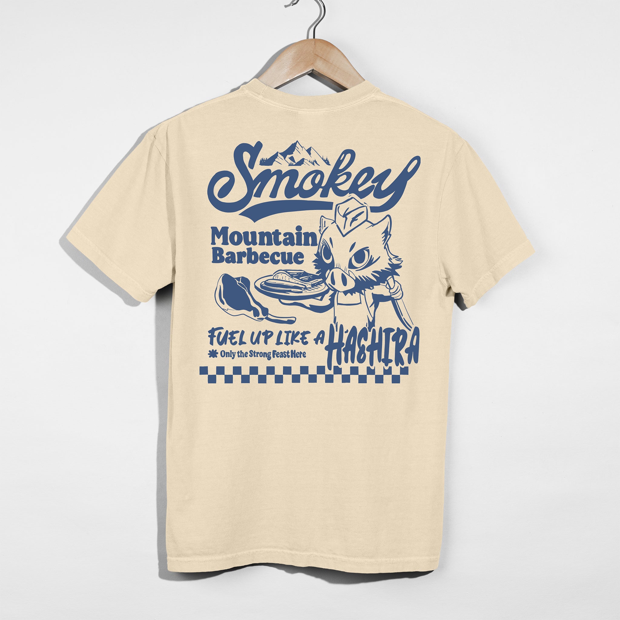 Inosuke's Smokey BBQ Shirt - Blue Edition