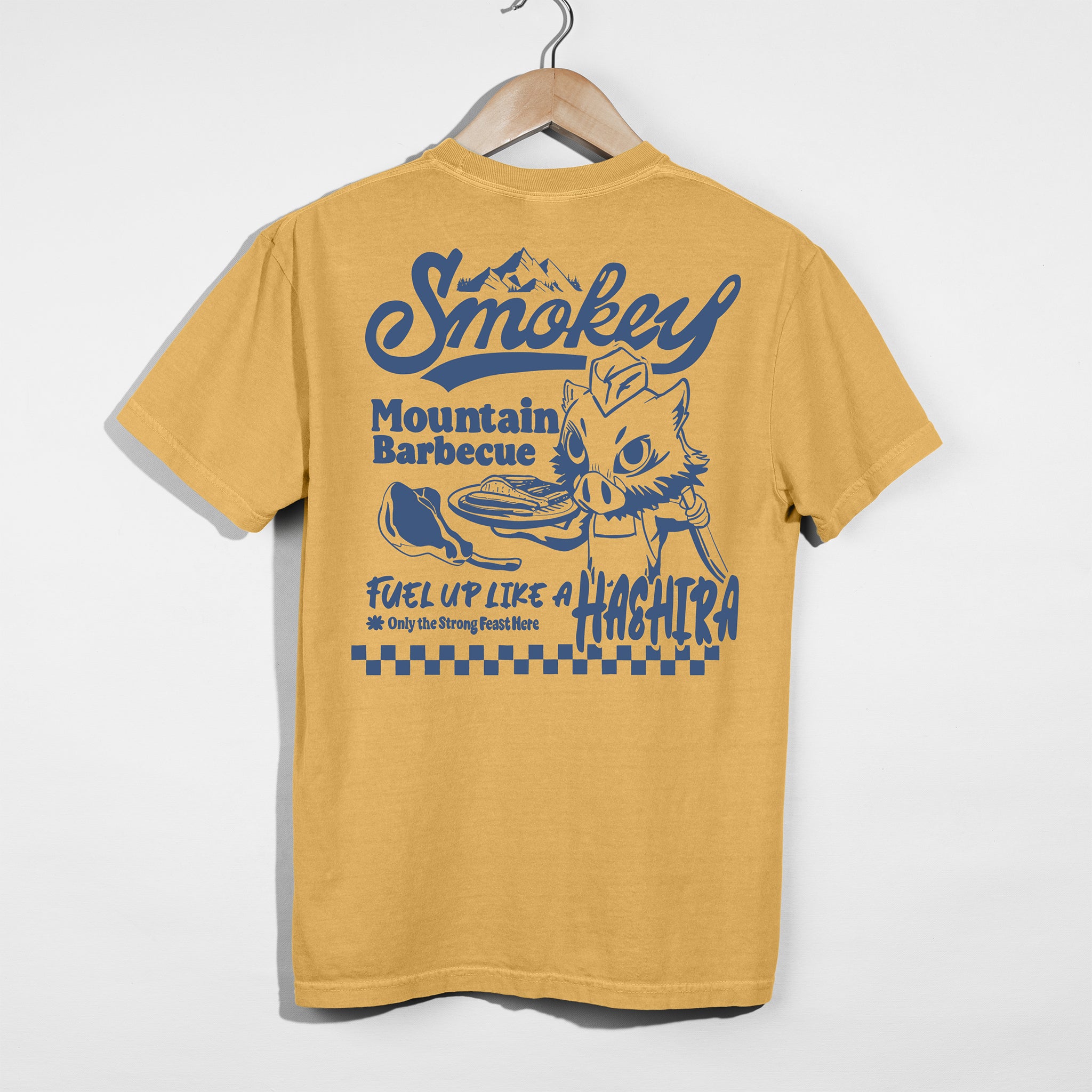 Inosuke's Smokey BBQ Shirt - Blue Edition