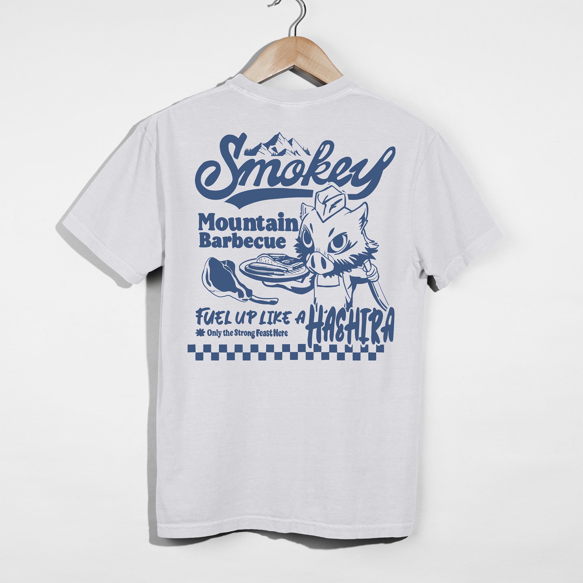 Inosuke's Smokey BBQ Shirt - Blue Edition