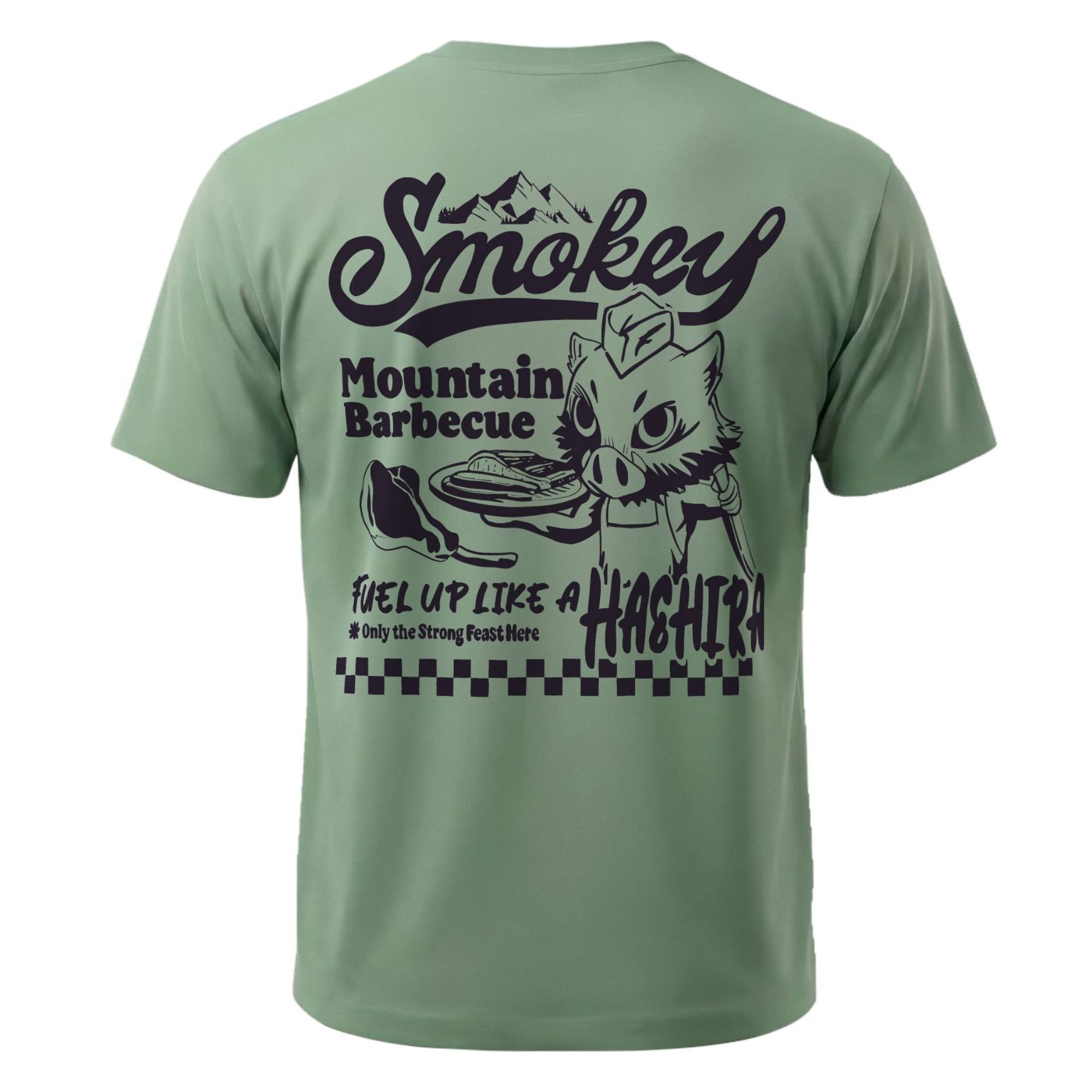 Inosuke 1960s Retro BBQ Shirt Black Edition