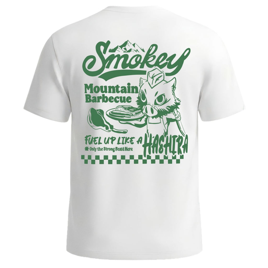 Inosuke 1960s Retro BBQ Shirt Green Edition