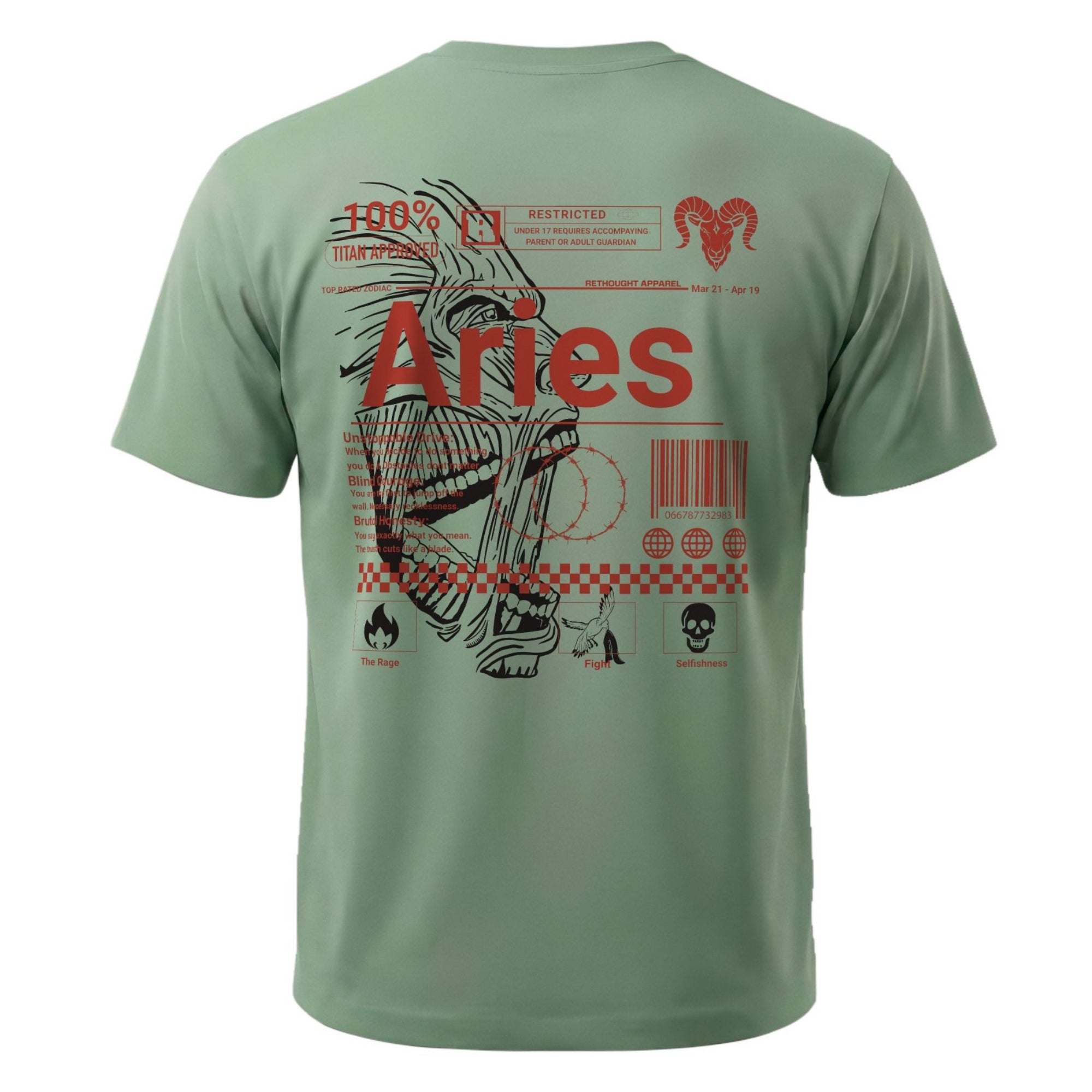 Colossal Titan Zodiac Aries Shirt