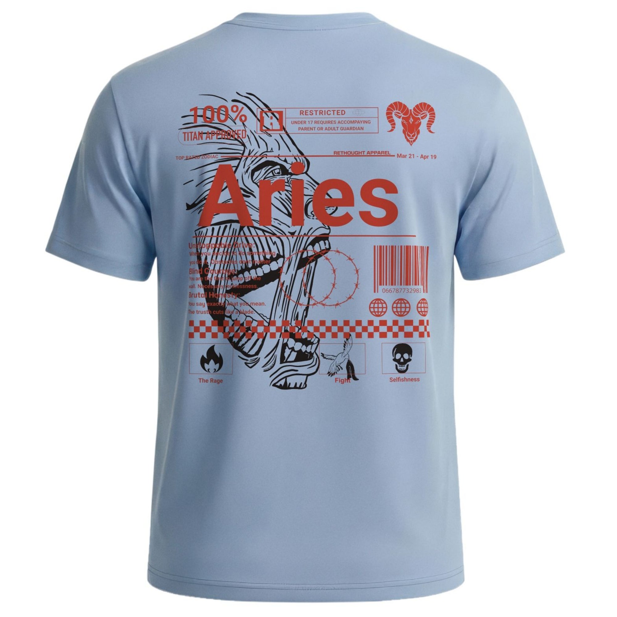 Colossal Titan Zodiac Aries Shirt