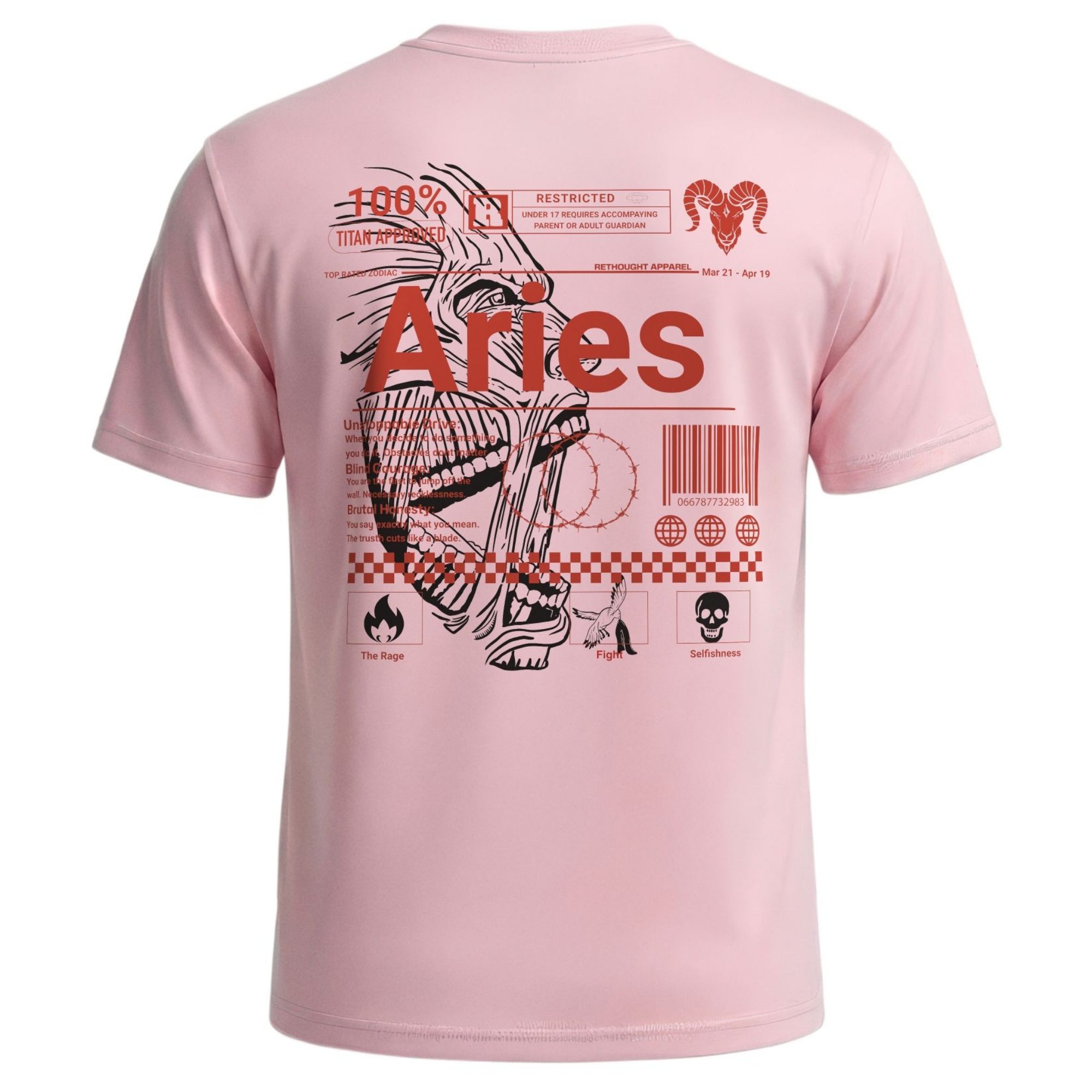 Colossal Titan Zodiac Aries Shirt