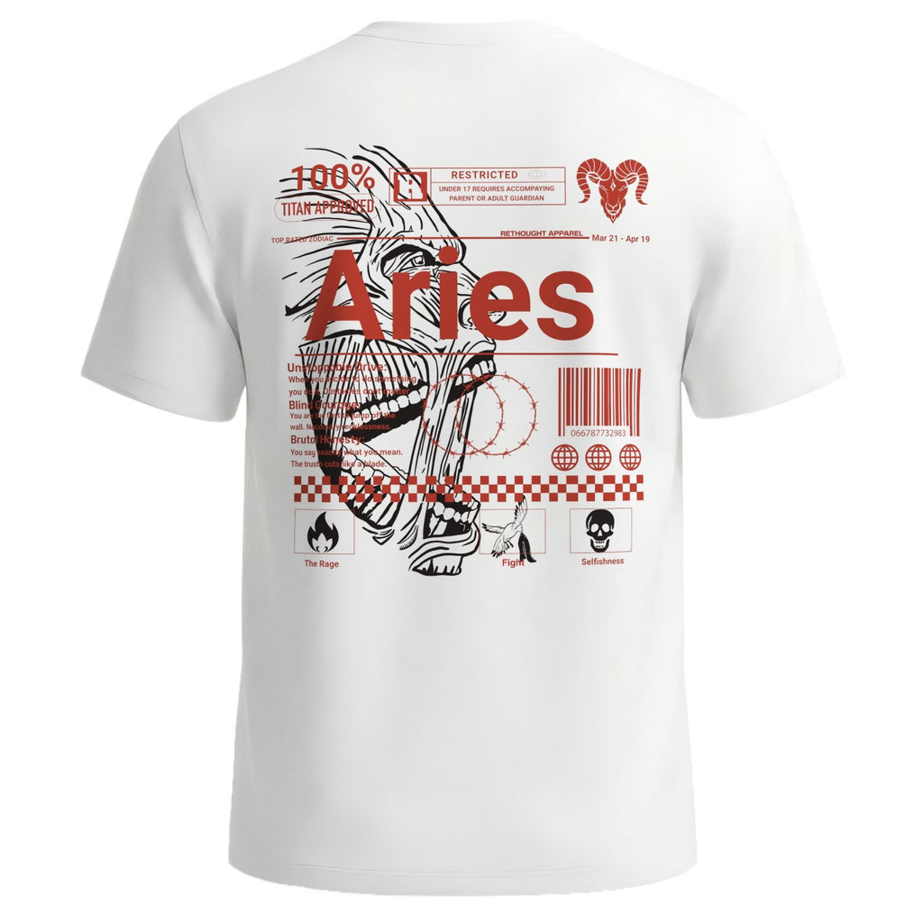 Colossal Titan Zodiac Aries Shirt