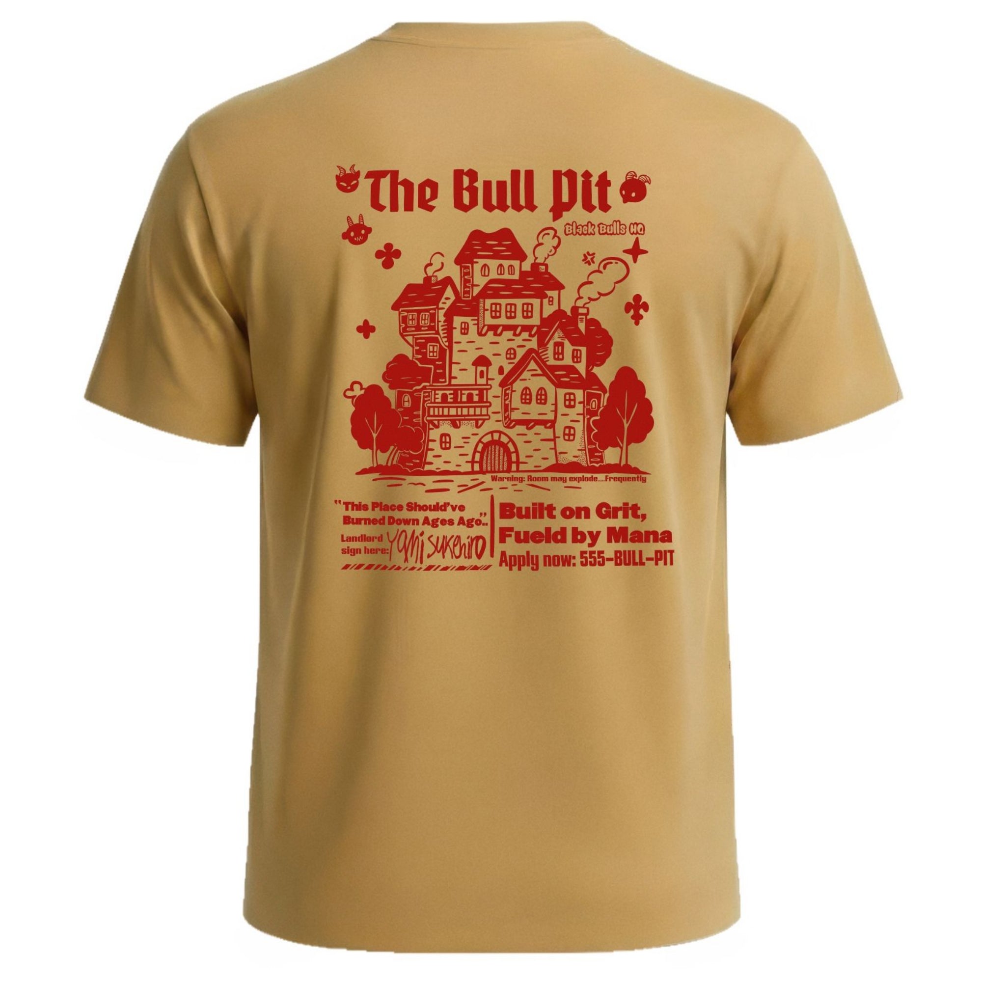 Black Bulls HQ Work Shirt - Red Edition