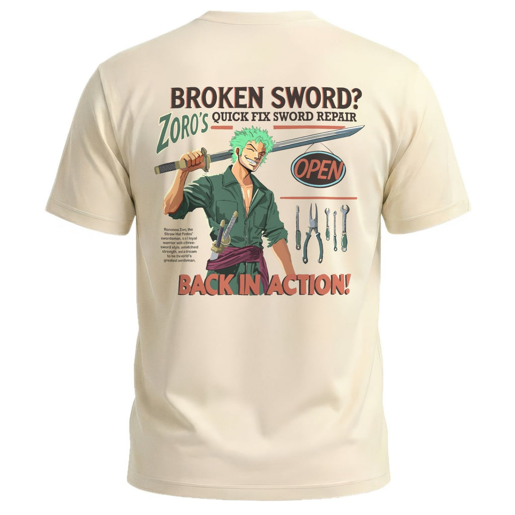 Zoro Broken Sword Workshop Tee
