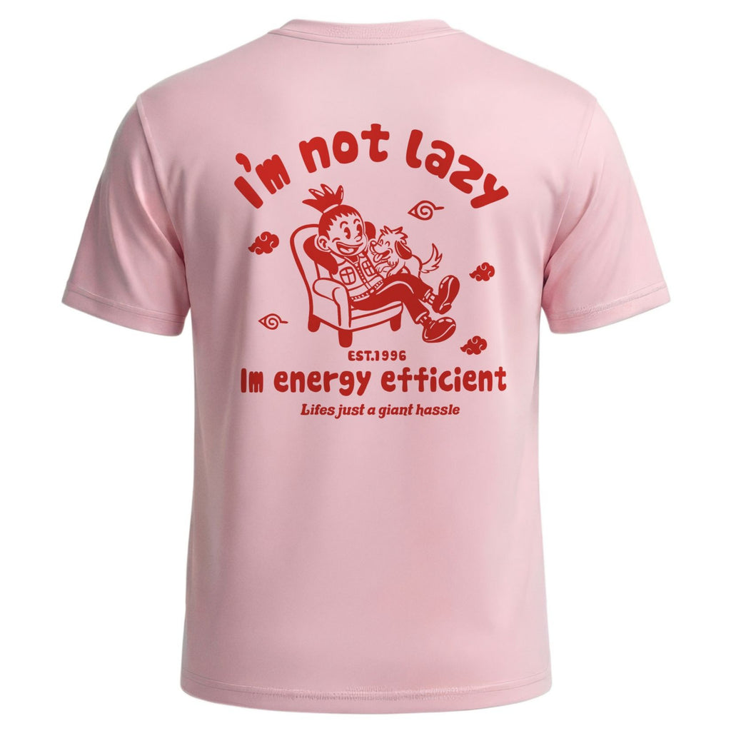 Energy Efficient Shikamaru Retro Cartoon Tee - Red Edition