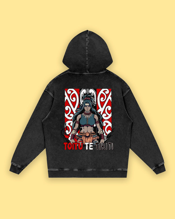 Warrior v3 Snow Washed Hoodie
