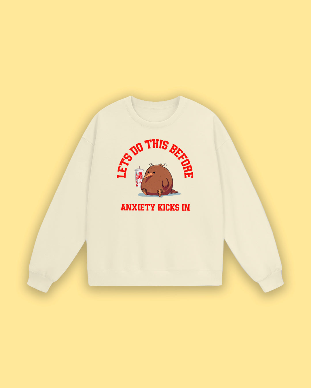 Anxiety Kiwi Heavyweight Drop Shoulder Sweatshirt