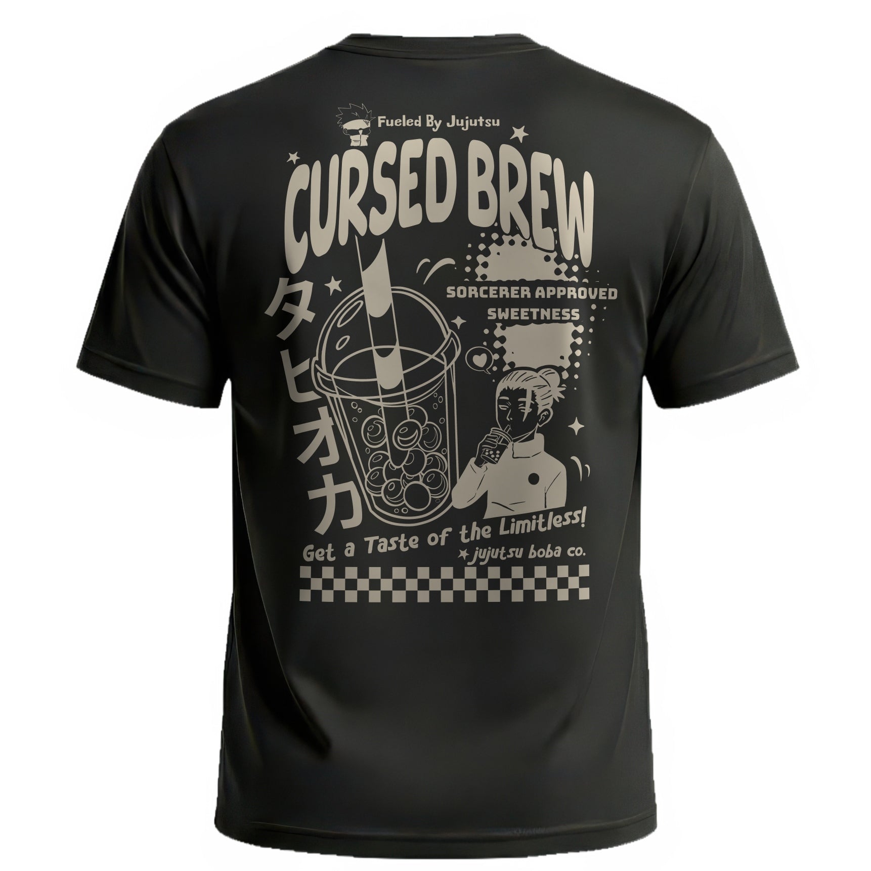 Cursed Brew JJK Retro Anime Shirt