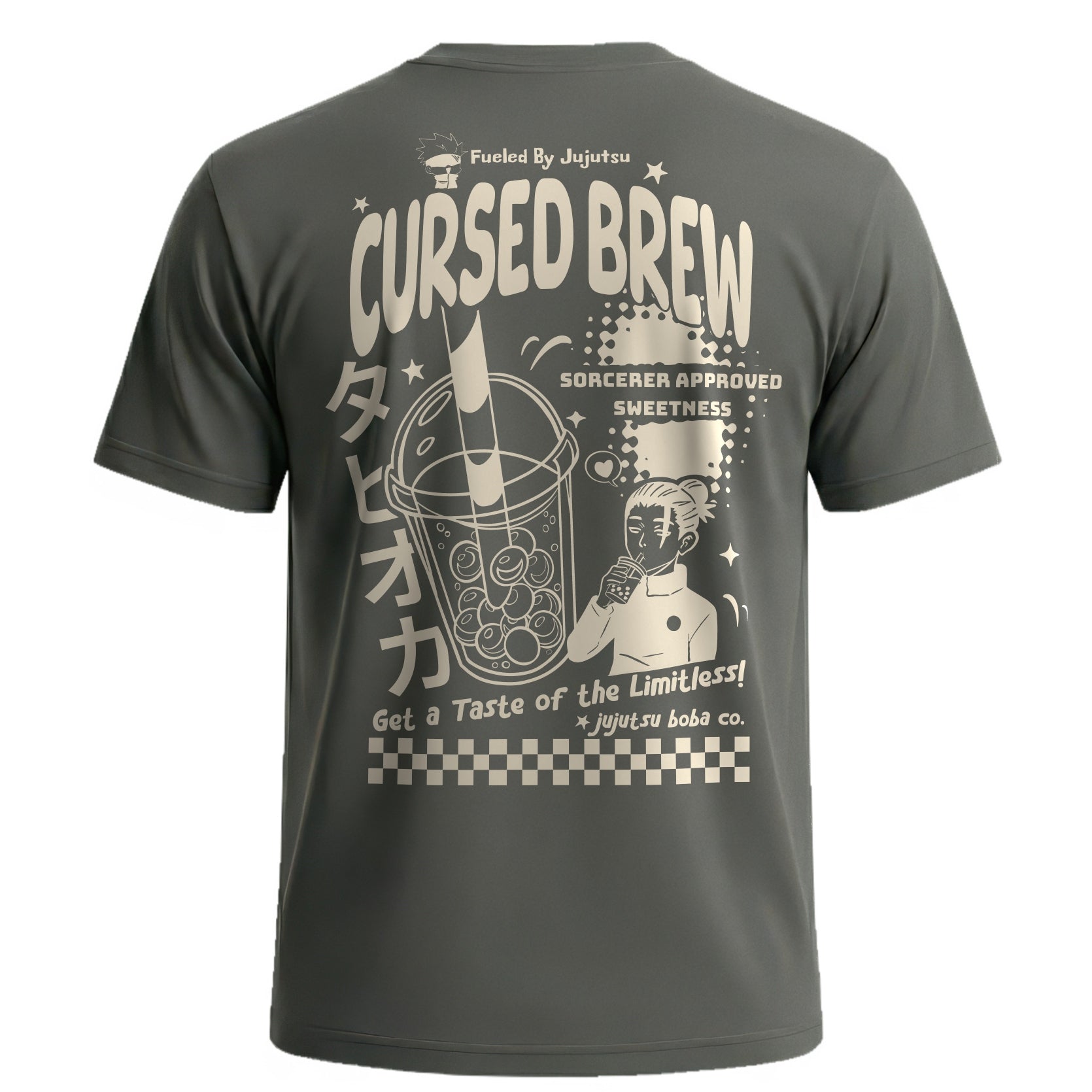 Cursed Brew JJK Retro Anime Shirt