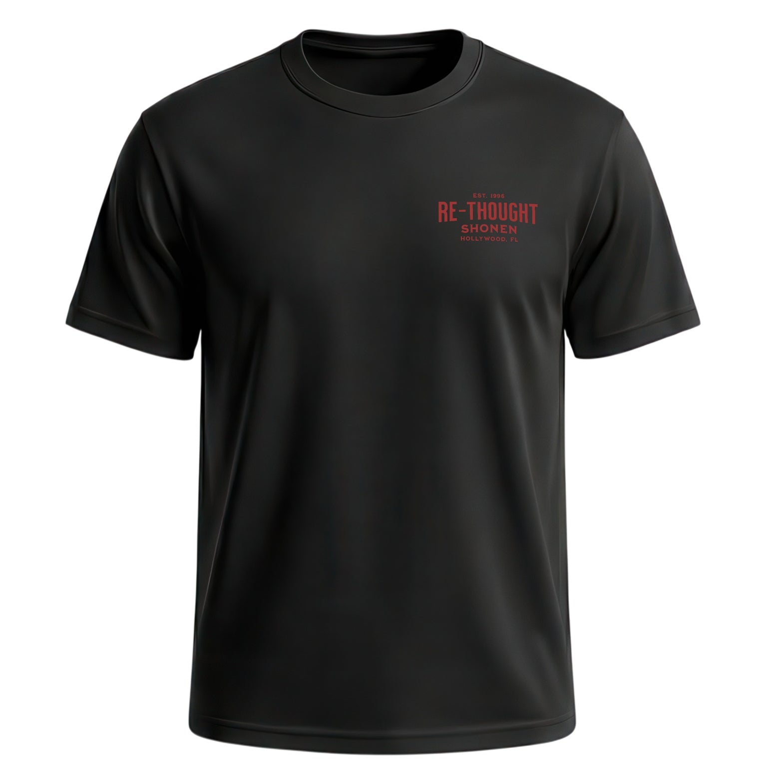 Retro Colossal T-Shirt | Distressed Red & Black Anime Streetwear