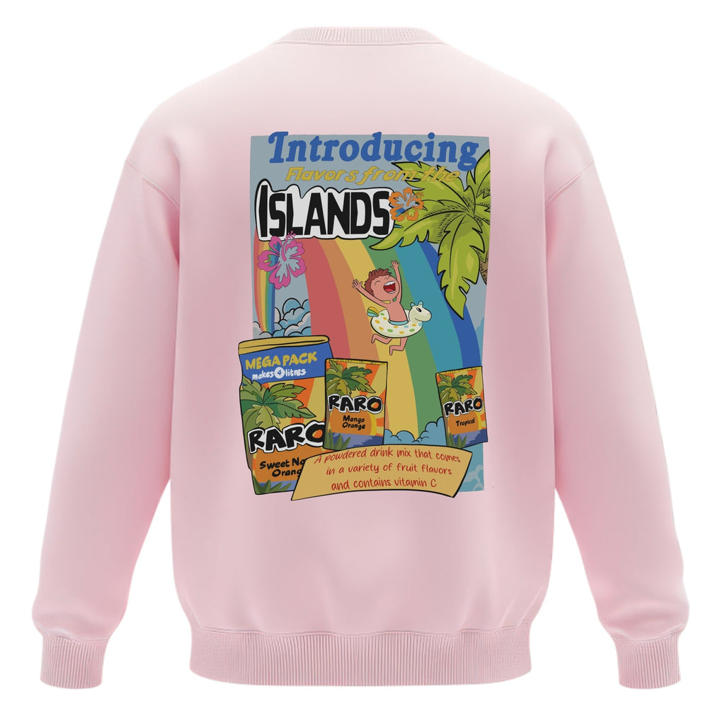 "Flavors from the Islands" Retro Raro Graphic Sweatshirt