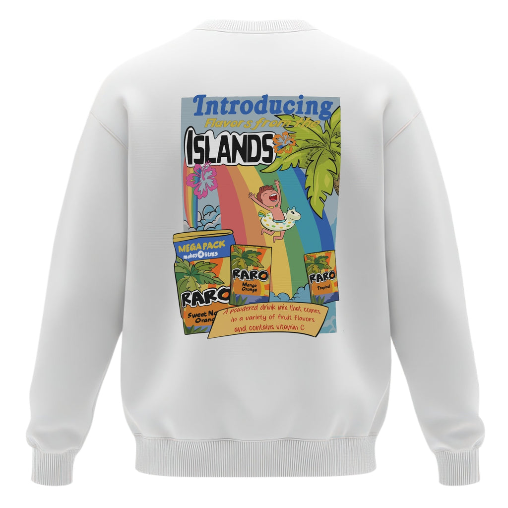 "Flavors from the Islands" Retro Raro Graphic Sweatshirt