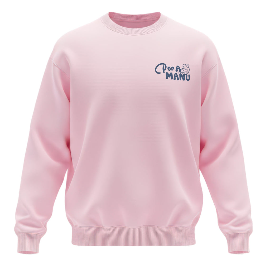 Pop A Manu This Summer Sweatshirt - Retro NZ Streetwear Graphic Crewneck