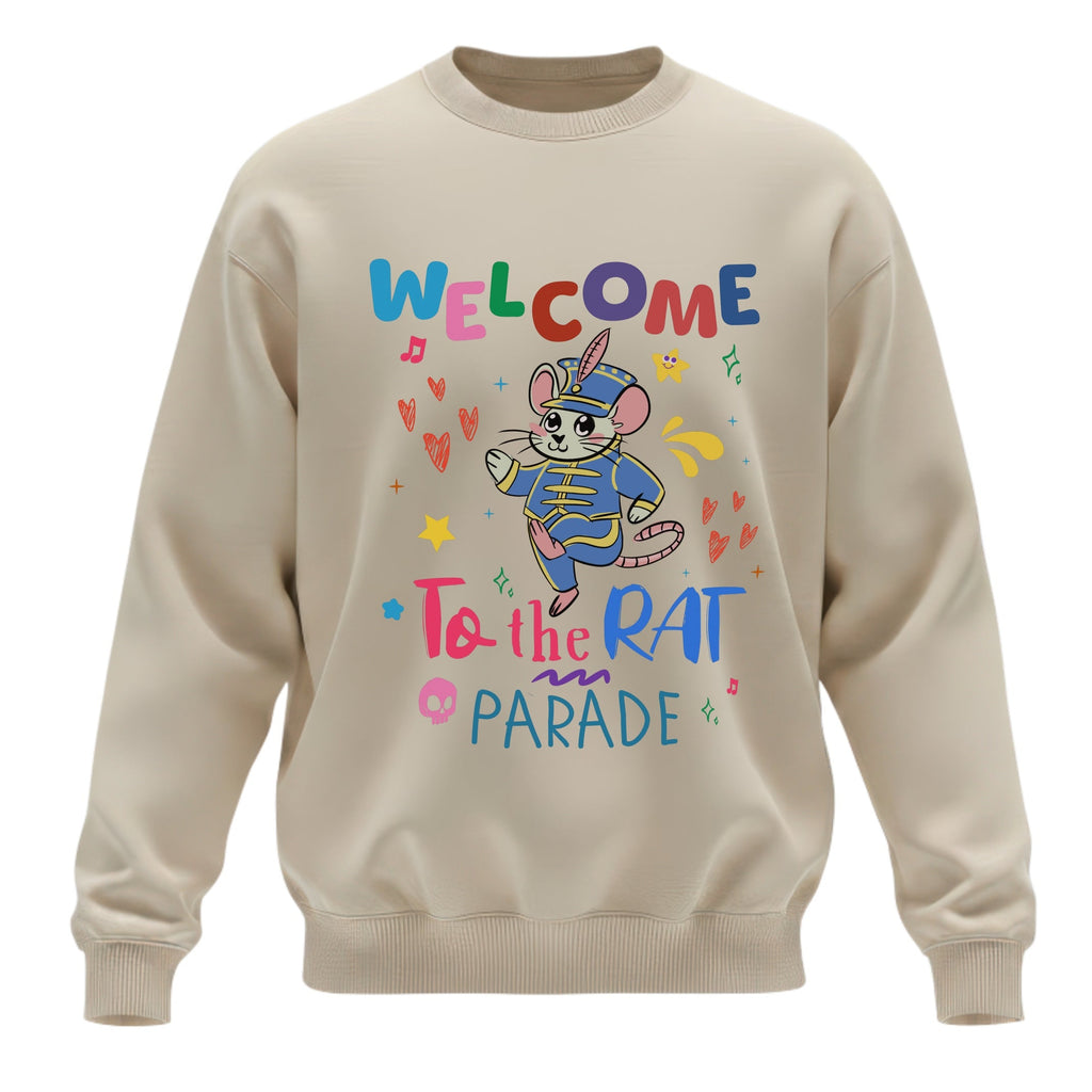 Welcome To The Rat Parade Sweatshirt – Funny Emo Parody Crewneck