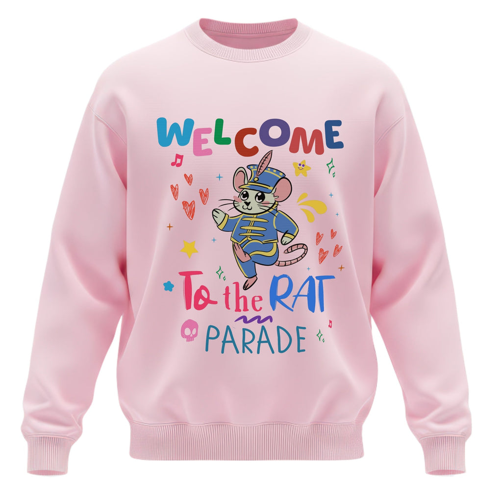 Welcome To The Rat Parade Sweatshirt – Funny Emo Parody Crewneck
