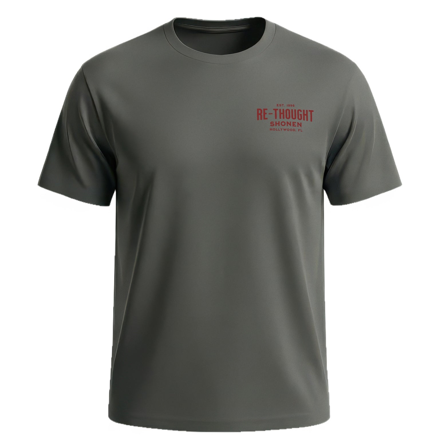 Retro Colossal T-Shirt | Distressed Red & Black Anime Streetwear