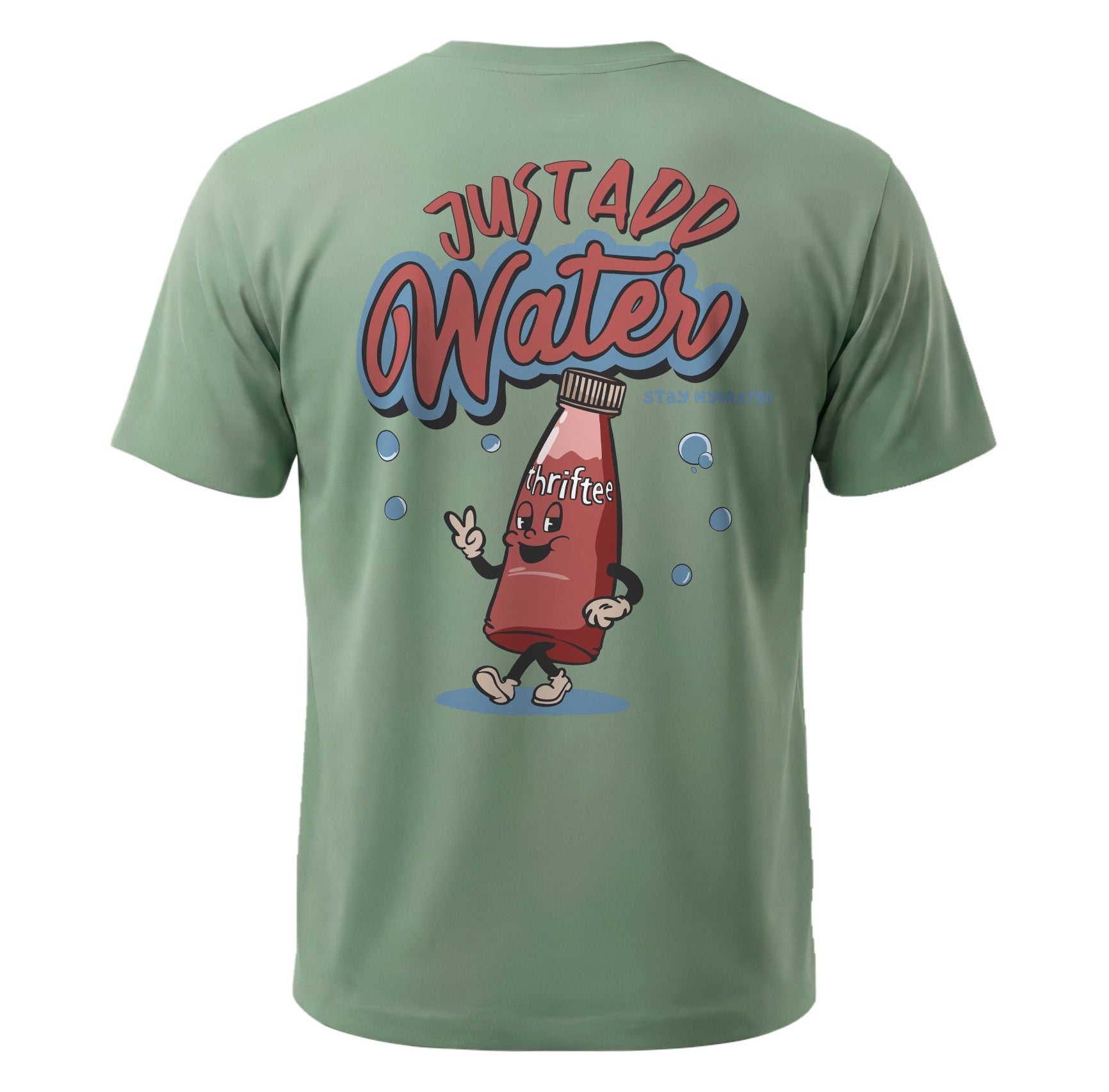 "Just Add Water" Retro Character Tee | Vintage Thriftee Juice Graphic Shirt
