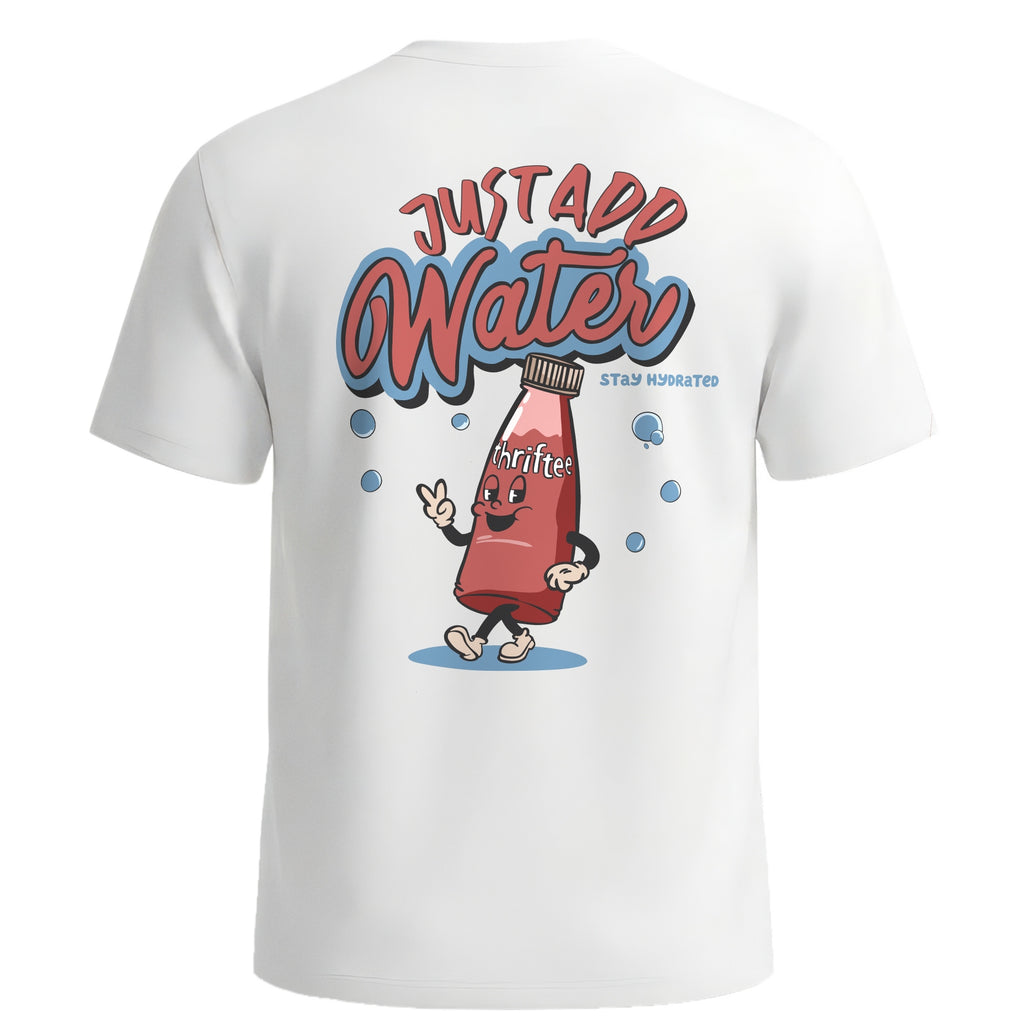 "Just Add Water" Retro Character Tee | Vintage Thriftee Juice Graphic Shirt