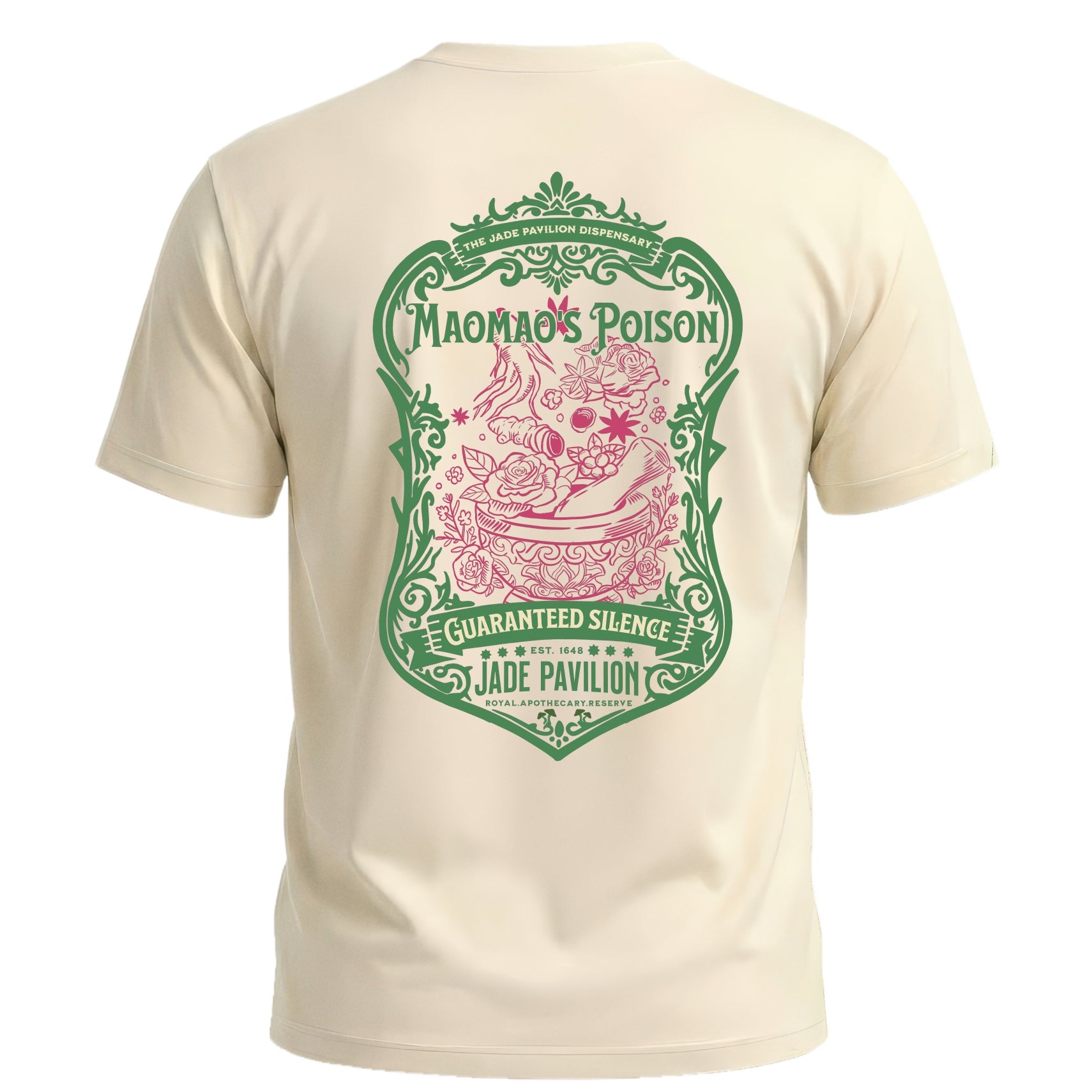 Maomao's Poison Botanical T-Shirt - Vintage Anime Herbology Tee