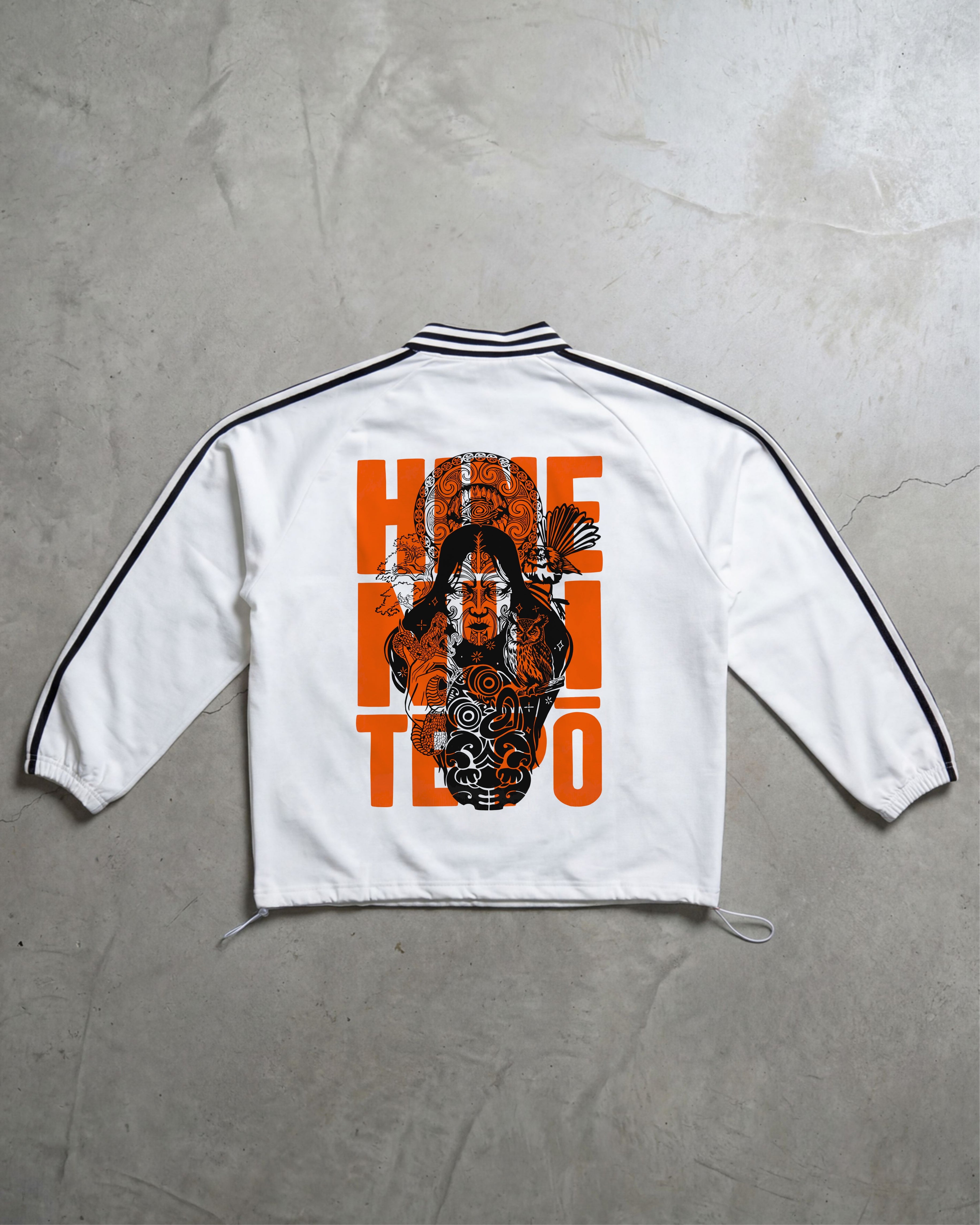 Te Pō, Te Otinga Striped Collar Sweatshirt