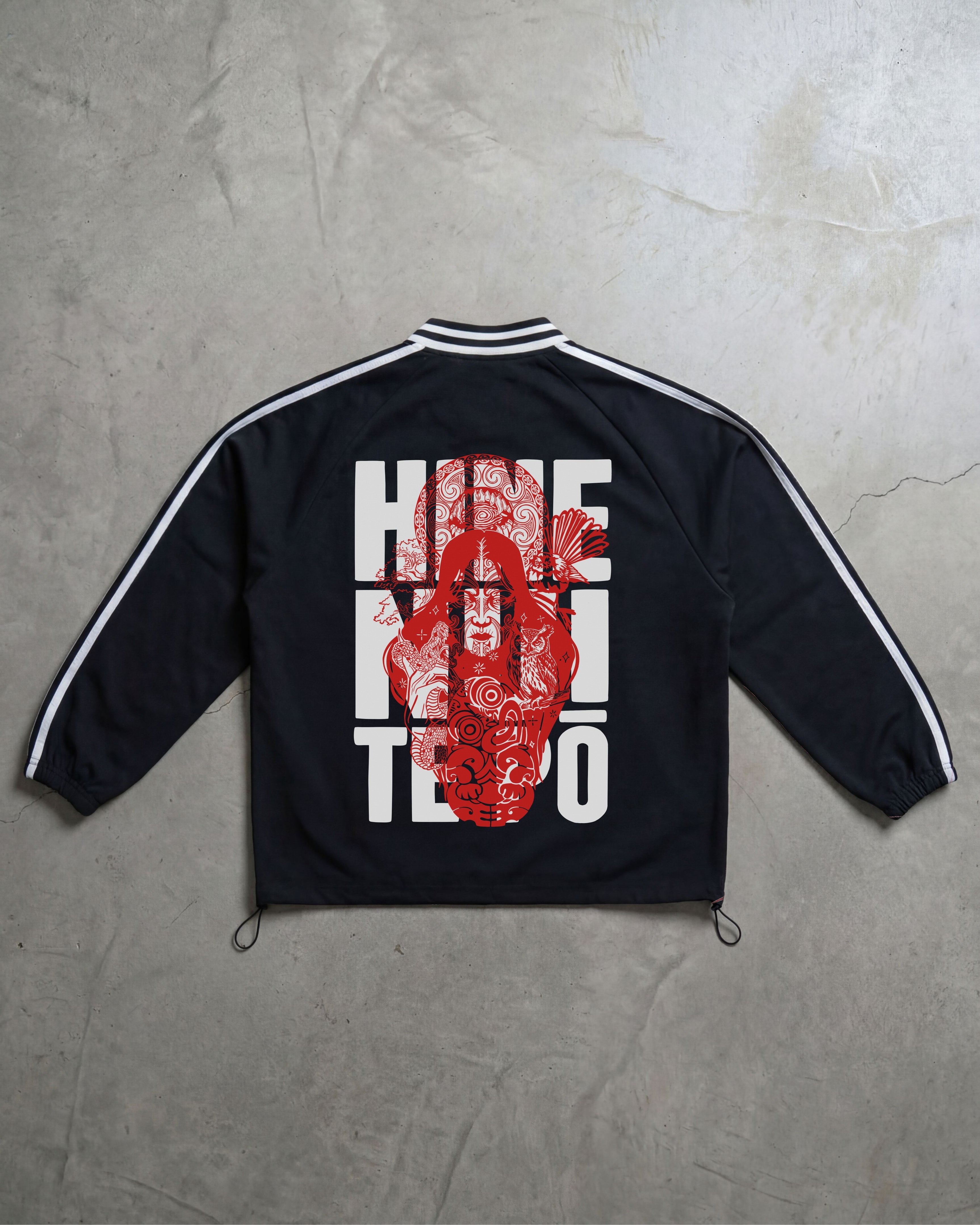 Te Pō, Te Otinga Striped Collar Sweatshirt