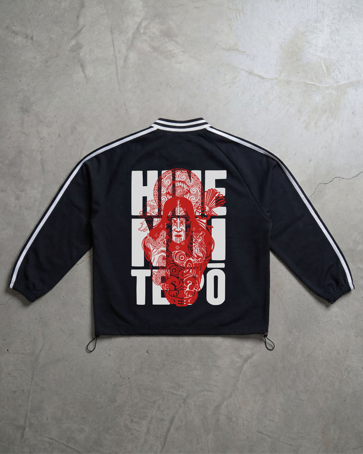 Te Pō, Te Otinga Striped Collar Sweatshirt