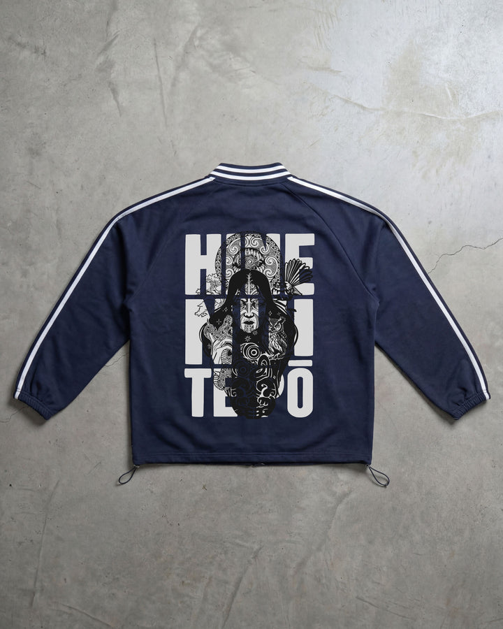 Te Pō, Te Otinga Striped Collar Sweatshirt