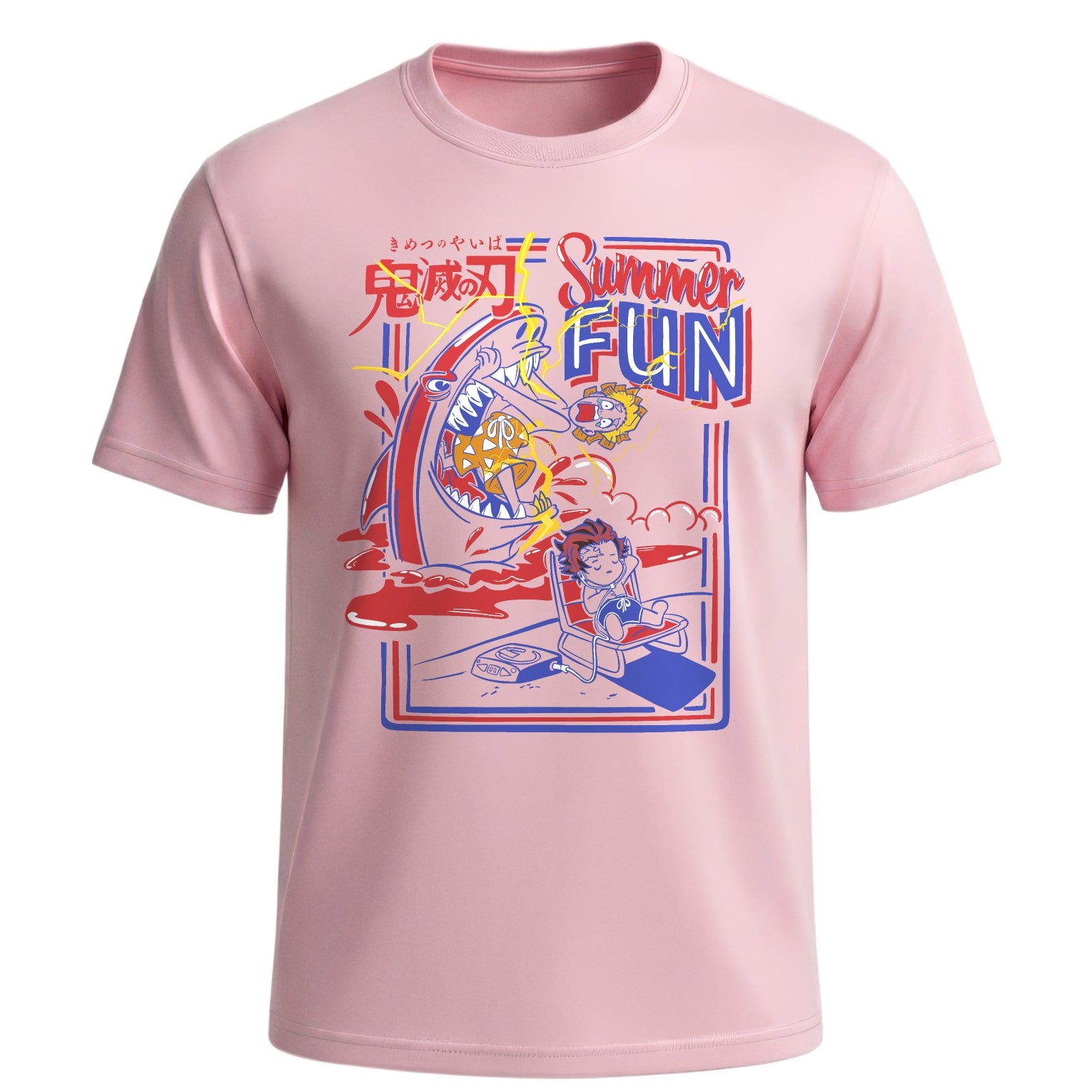 Tanjiro Zenitsu Beach Day Shirt